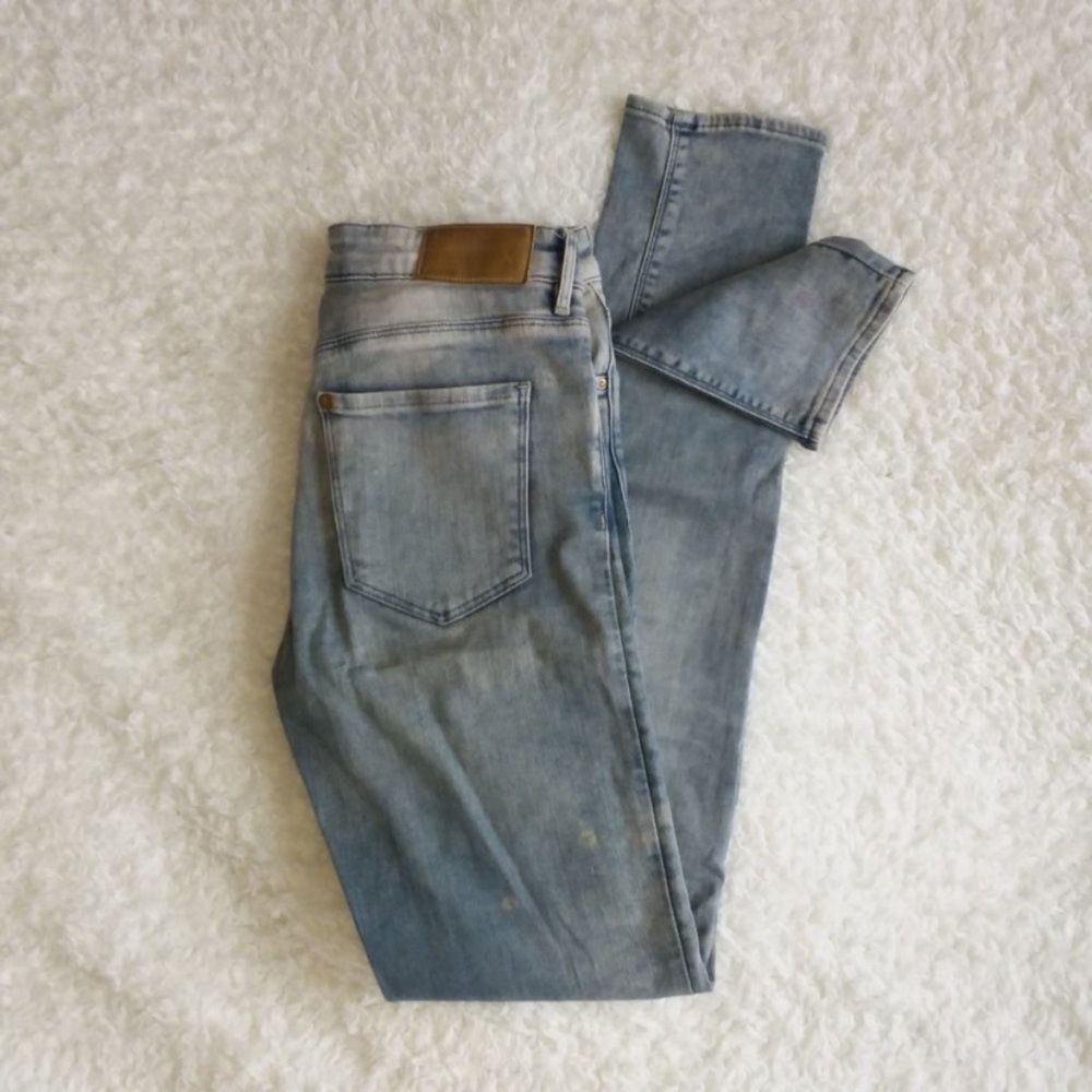 H&M Men's Acid Wash Distressed Slim Fit Jeans 26/32R